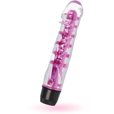 Vibratore Jelly Lenny in TPE, Impermeabile e Multi-VelocitĂ